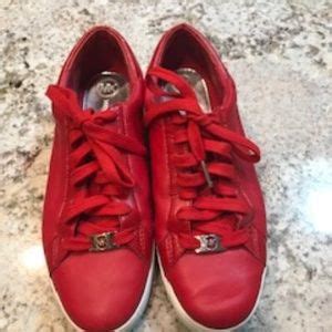 michael kors red tennis shoes|michael kors athletic tennis shoes.